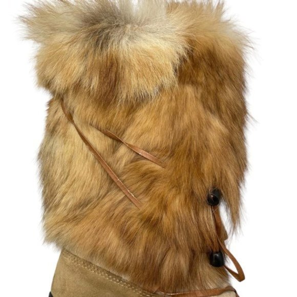 PAJAR Fur Seal Skin Boots Shearling Lining Sz 5 Made In Italy - Picture 6 of 16